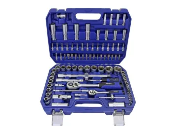 BlueSpot Tools 1/2in & 1/4in Metric Socket Set, 94 Piece - Image 2