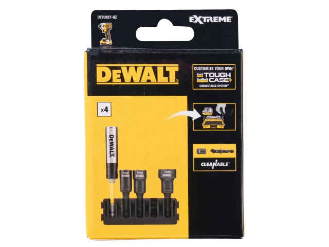 DEWALT 5pc Bit Bar Nutdriver 8mm, 10mm & 13mm - Image 2