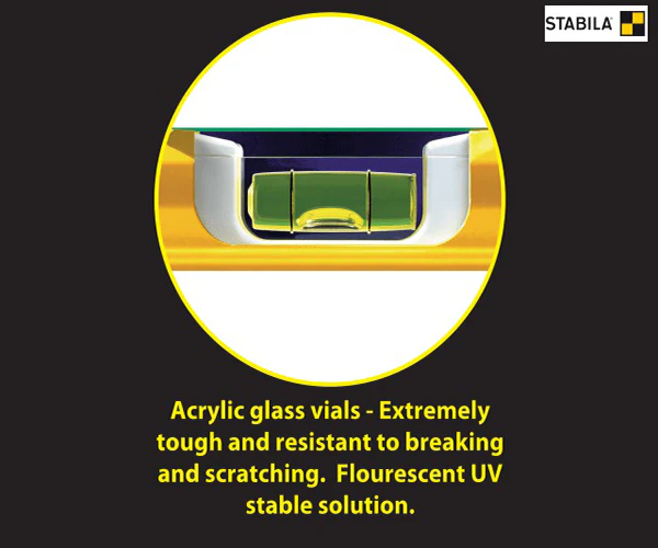 Stabila 70-80 Single Plumb Spirit Level 2 Vial 80cm - Image 4