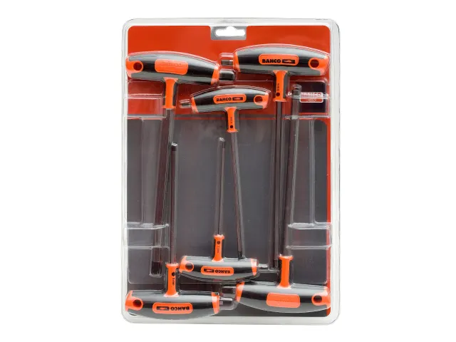 Bahco 903T-1 T-Handle Hex Screwdriver Set, 6 Piece - Image 2