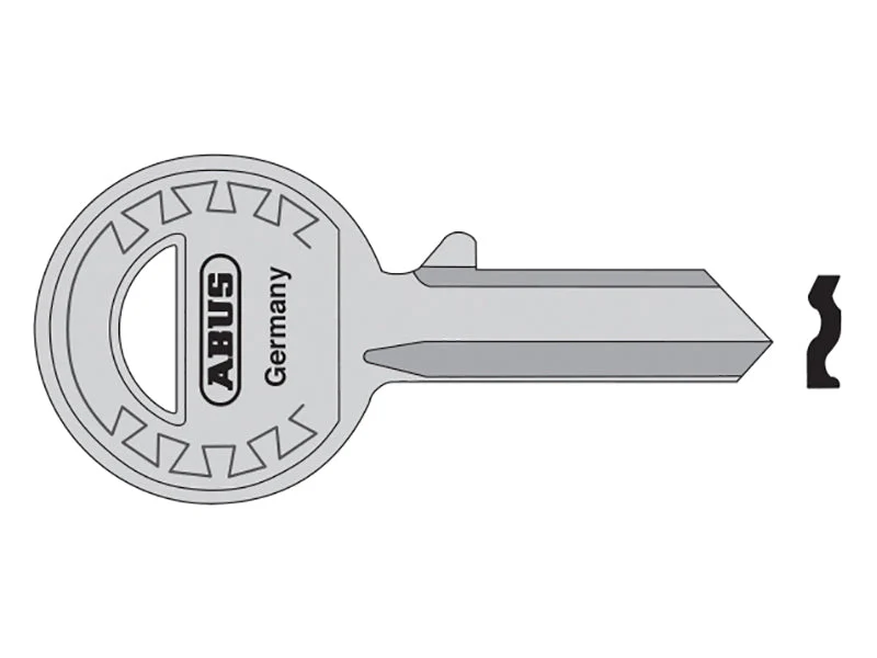 ABUS Mechanical 24-41-885 Right Hand 4 Pin Key Blank - Image 2