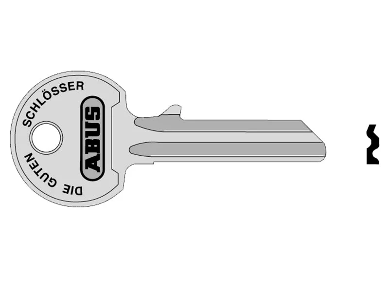 ABUS Mechanical 36/55 55mm Right Hand Key Blank - Image 2