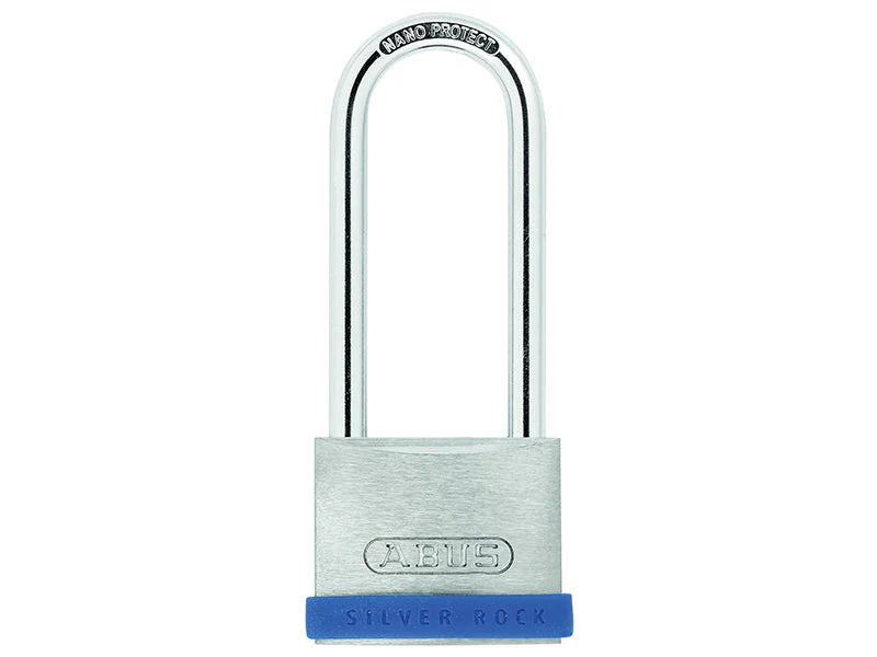 ABUS Mechanical 40mm Silver Rock™ 5 Padlock Long Shackle 63mm - Image 2