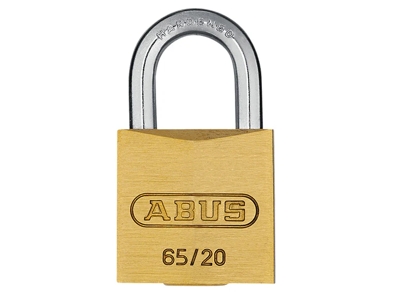 ABUS Mechanical 65/20mm Brass Padlock Keyed Alike 201 - Image 2