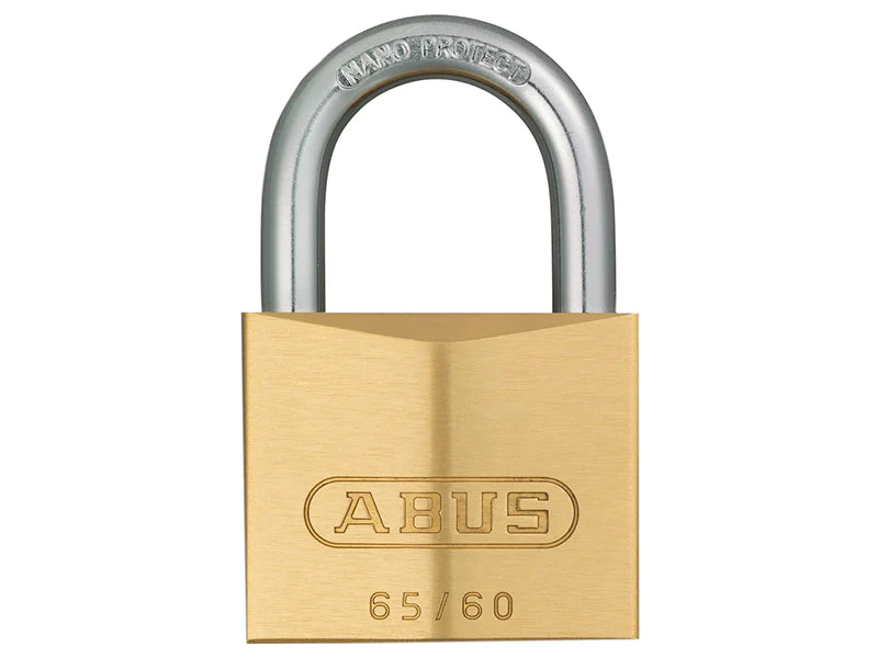 ABUS Mechanical 65/60mm Brass Padlock Keyed Alike 6606 - Image 2