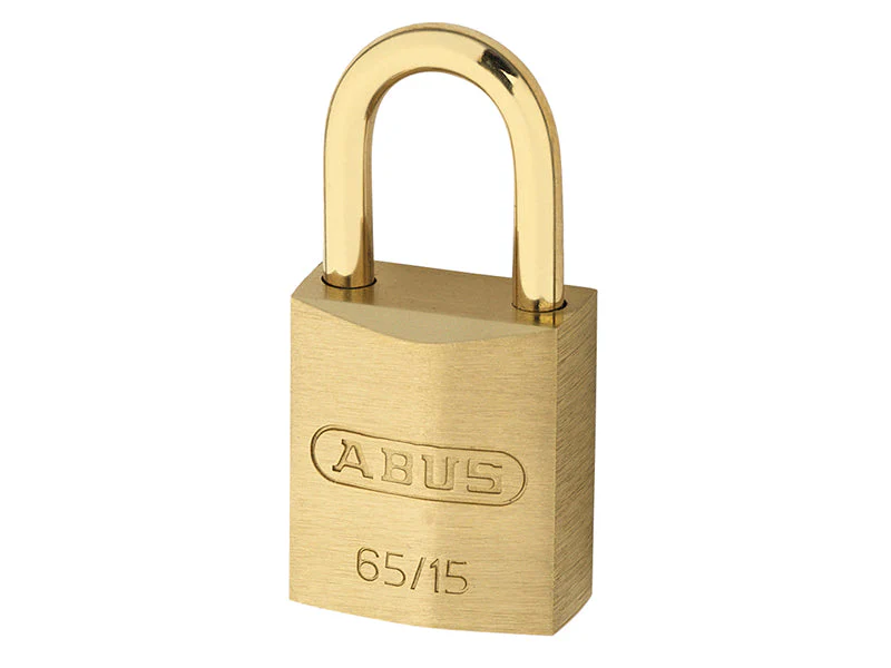 ABUS Mechanical  65MB/15mm Solid Brass Padlock Carded