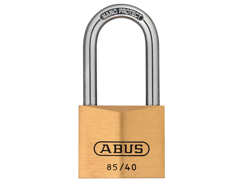 ABUS Mechanical 85/40mm Brass Padlock 40mm Long Shackle - Image 2