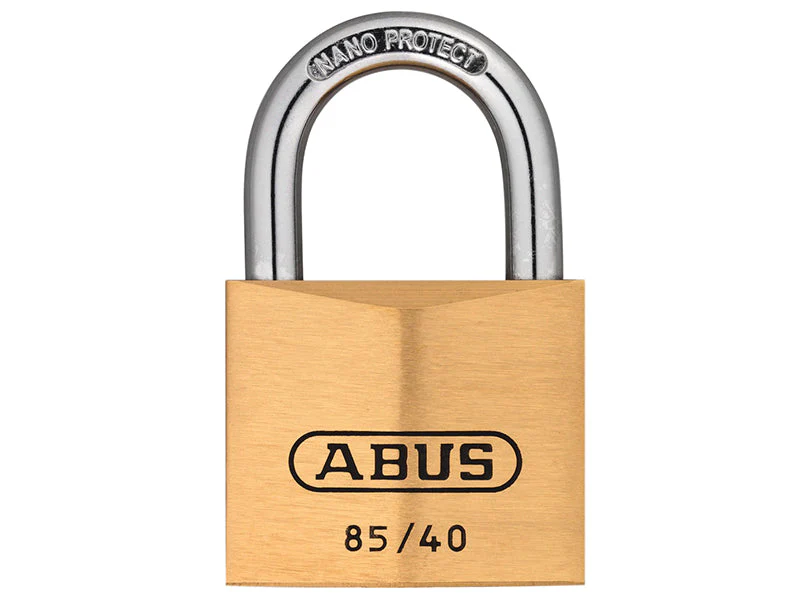 ABUS Mechanical 85/40mm Brass Padlock Carded - Image 2