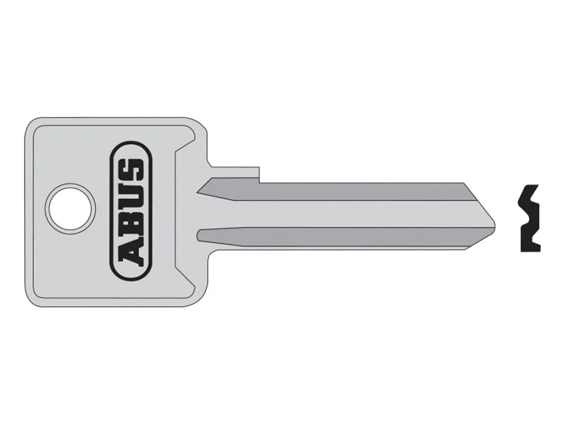 ABUS Mechanical 85/50 50mm +60 Right Hand Key Blank - Image 2