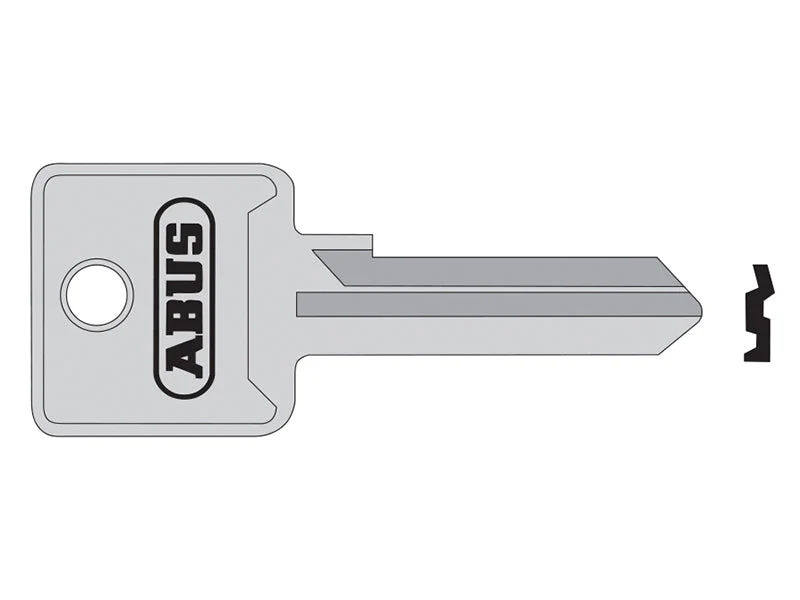 ABUS Mechanical 85/70 Left Hand Key Blank - Image 2