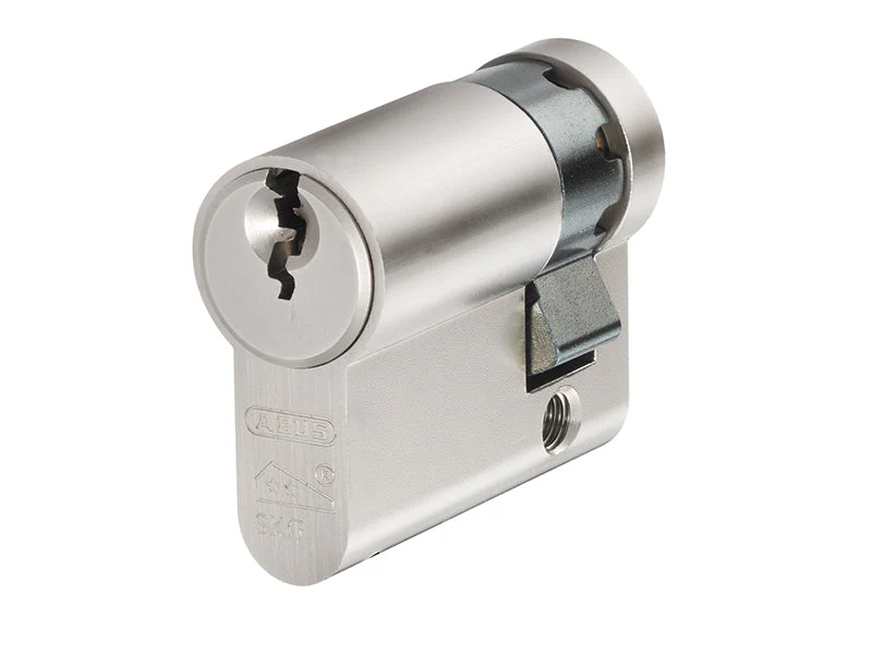 ABUS Mechanical  E60NP Euro Half Cylinder Nickel Pearl 10mm / 50mm Box