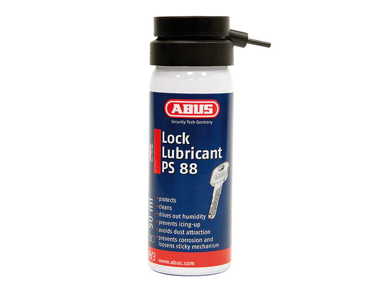 ABUS Mechanical PS88 Lock Lubricating Spray 50ml Carded - Image 2