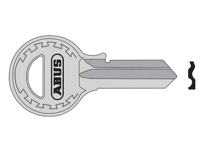 ABUS Mechanical T84/40 40mm Left Hand Key Blank 08682 - Image 2