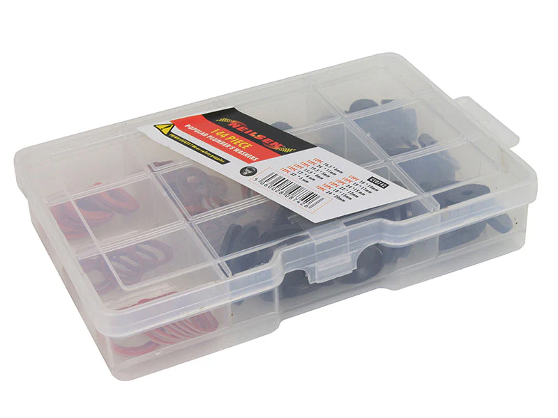 Arctic Hayes Popular Plumbers Washer Kit 144 Piece - Image 2