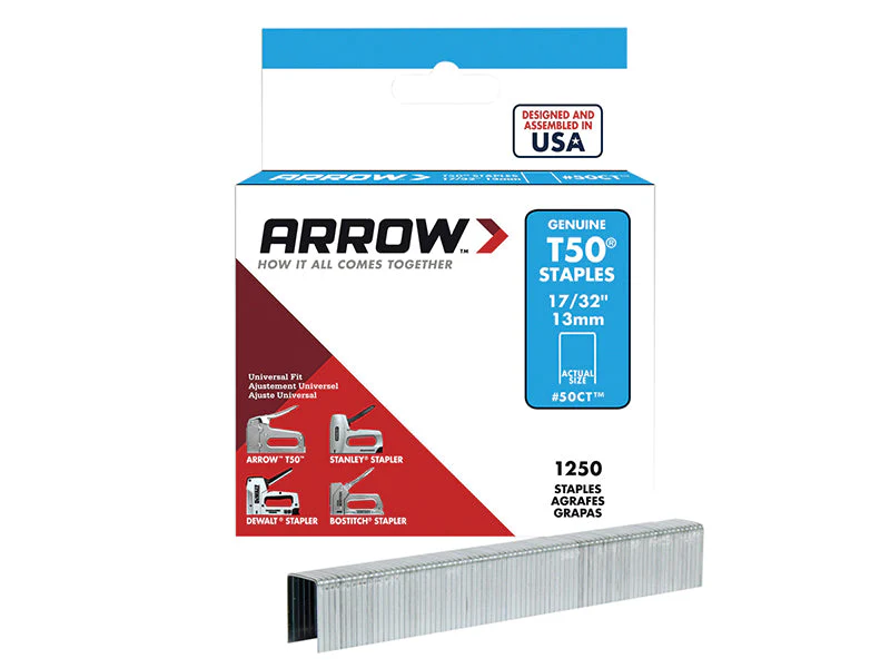 Arrow T50 Staples Ceiltile 13mm (Box 1250) - Image 2