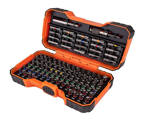 Bahco 100 Piece Colour Bit Set Display (8 x Sets)