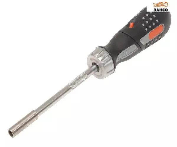 Bahco 808050P Pistol Ratchet Screwdriver & 6 Bits - Image 3