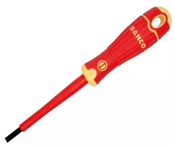 Bahco BAHCOFIT Insulated Screwdriver Slotted Tip 5.5 x 125mm