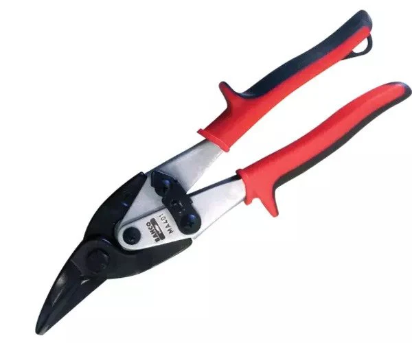 Bahco MA401 Red Aviation Compound Snips Left Cut 250mm (10in)