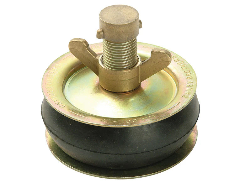 Bailey 2566 Drain Test Plug 250mm (10in) - Brass Cap