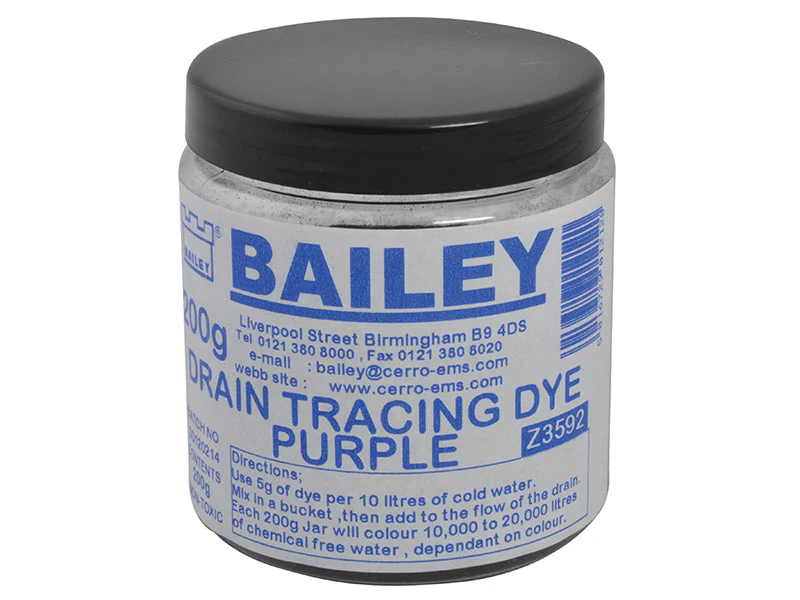 Bailey 3592 Drain Tracing Dye - Purple - Image 2