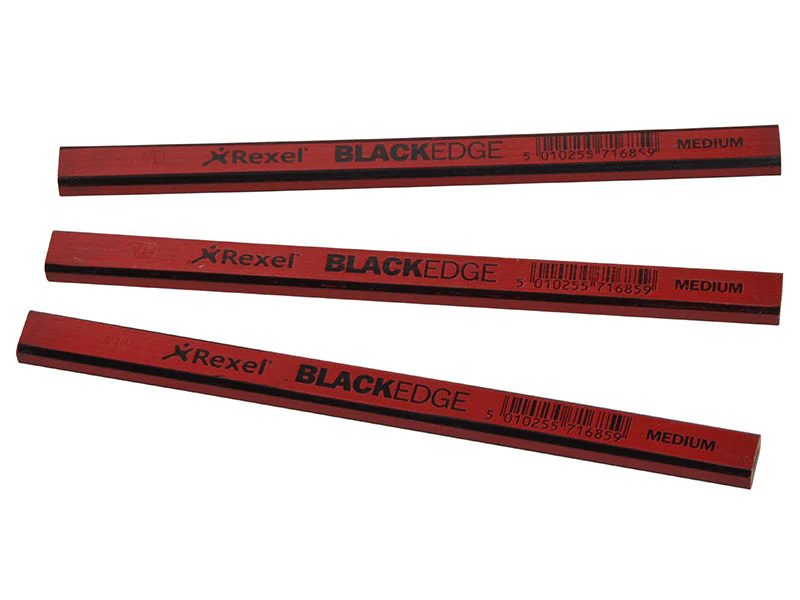 Blackedge Carpenter's Pencils - Red / Medium (Card 12) - Image 2