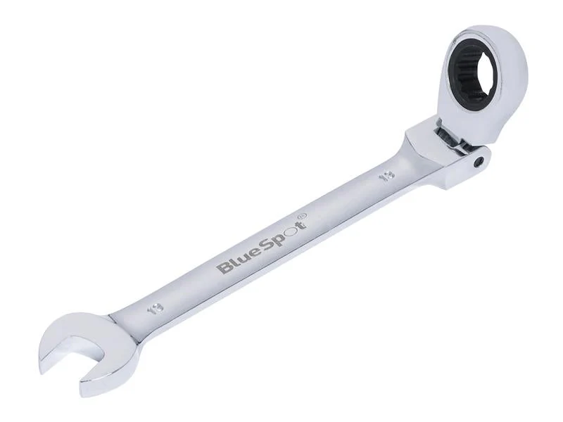 BlueSpot Tools 180° Flexible Head Ratchet Spanner 13mm - Image 2