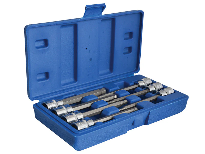 BlueSpot Tools 3/8in Drive Extra Long Hex Ball Socket Bit Set, 7 Piece - Image 2