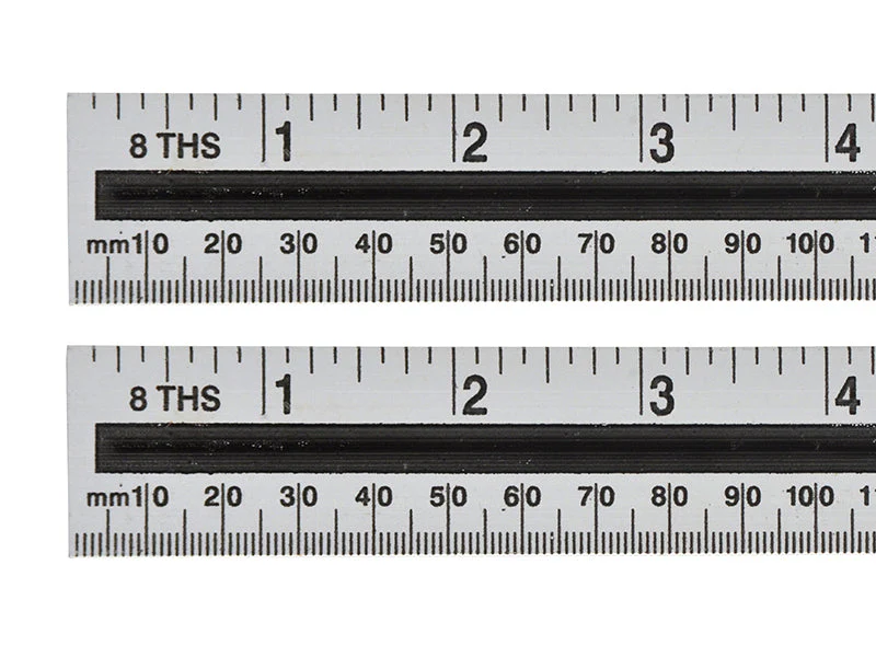 BlueSpot Tools Aluminium Ruler 150mm (6in) - Image 2