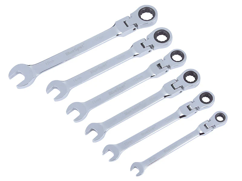 BlueSpot Tools Flexible Head Ratchet Set, 6 Piece - Image 2