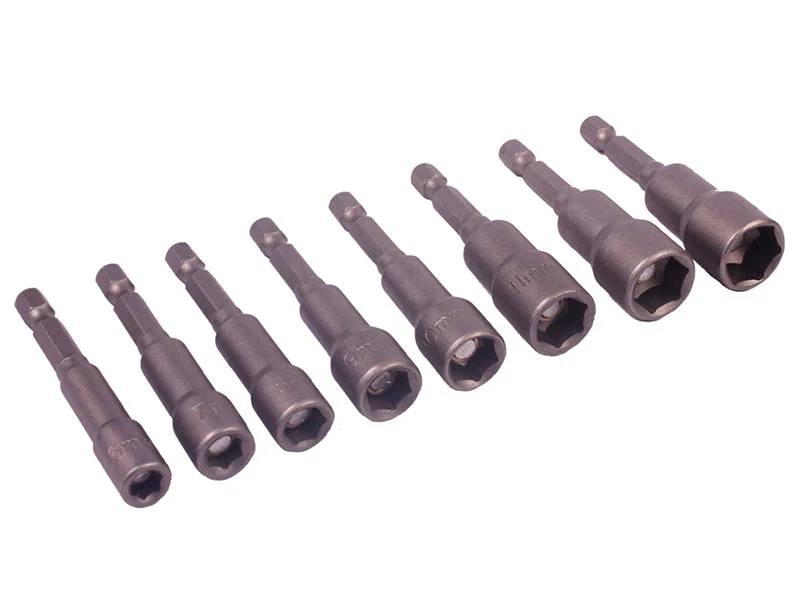 BlueSpot Tools Magnetic 1/4in Nut Driver Set, 8 Piece - Image 2