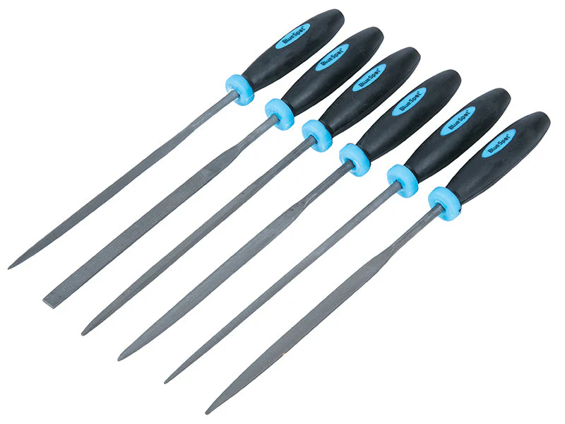 BlueSpot Tools Mini File Set with Pouch 6 Piece - Image 2
