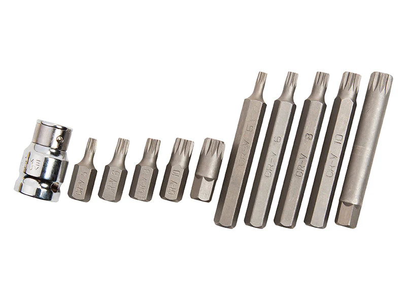 BlueSpot Tools Spline Bit Set, 11 Piece - Image 2