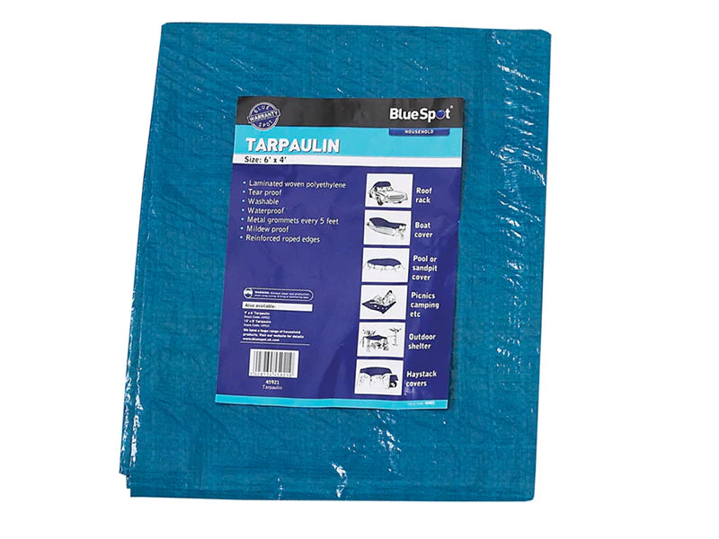 BlueSpot Tools Tarpaulin 1.9 x 2.9m (6 x 9ft) - Image 2