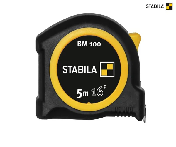 Stabila BM 100 Compact Pocket Tape 5m/16ft (Width 19mm)