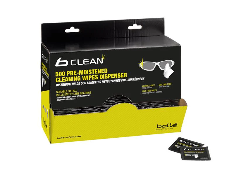 Bolle Safety B500 b Clean Cleaning Tissues Dispenser (Pack 500) - Image 2