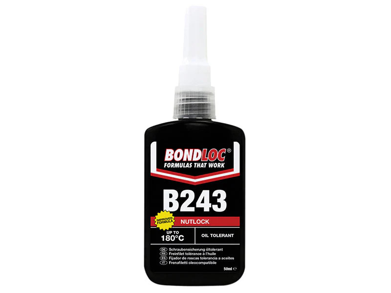 Bondloc B243 Nutlock Medium Strength Threadlocker 50ml - Image 2