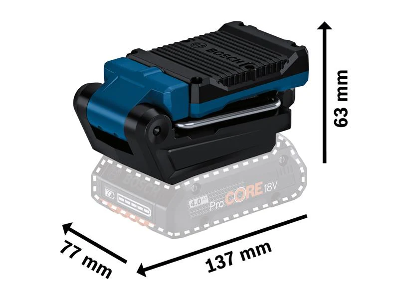Bosch GLI 18V-800 Cordless Light 18V Bare Unit - Image 2