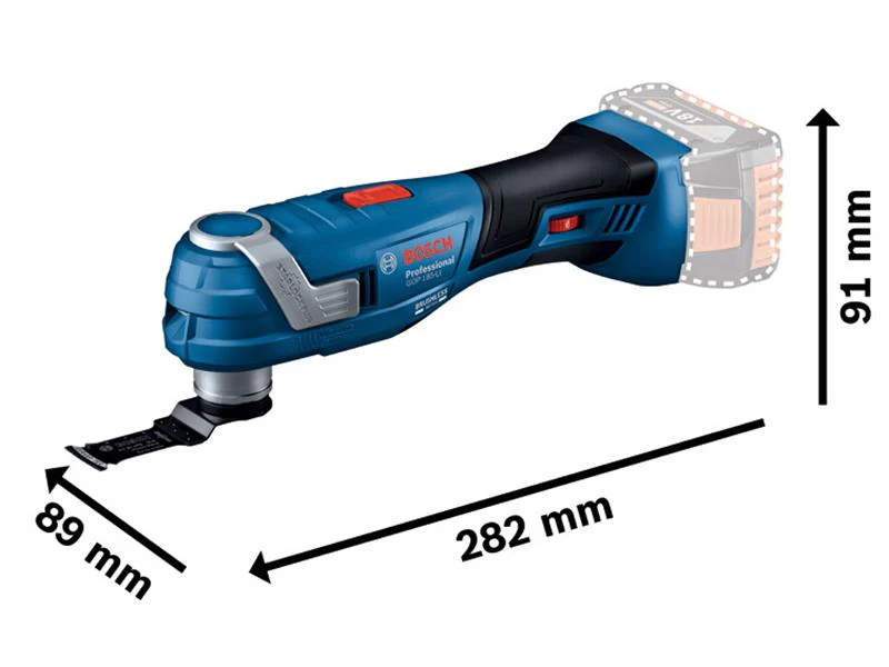 Bosch GOP 18V-34 Professional Multi-Cutter 18V Bare Unit - Image 2
