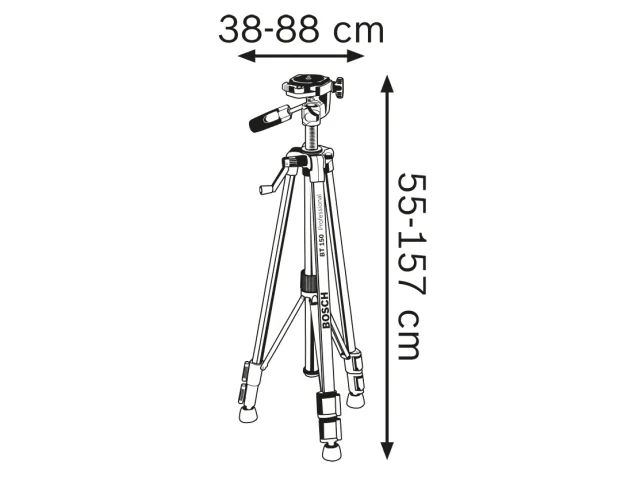 Bosch BT 150 Professional Building Tripod - Image 2