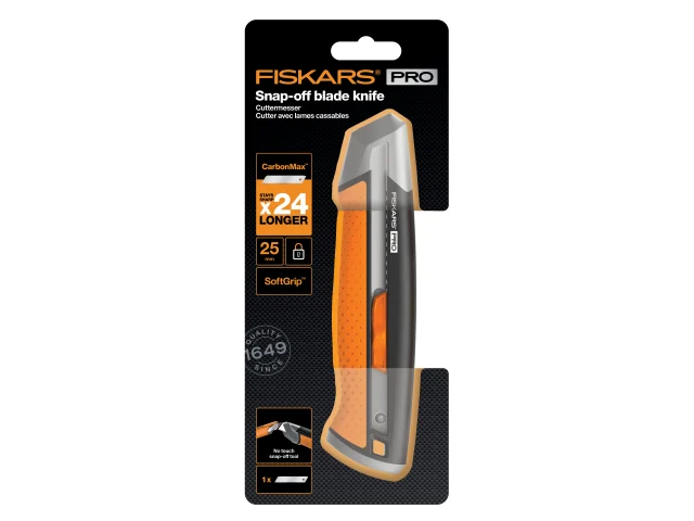 Fiskars CarbonMax Snap-off Knife 25mm - Image 9