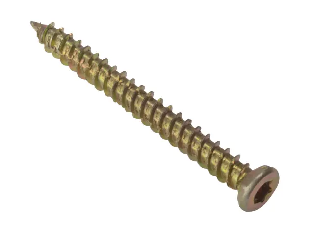 ForgeFix Concrete Frame Screw ZYP 7.5 x 152mm Box 100