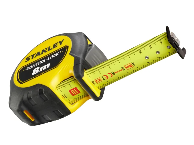 STANLEY® CONTROL-LOCK™ Pocket Tape 8m (Width 25mm) (Metric only) - Image 9