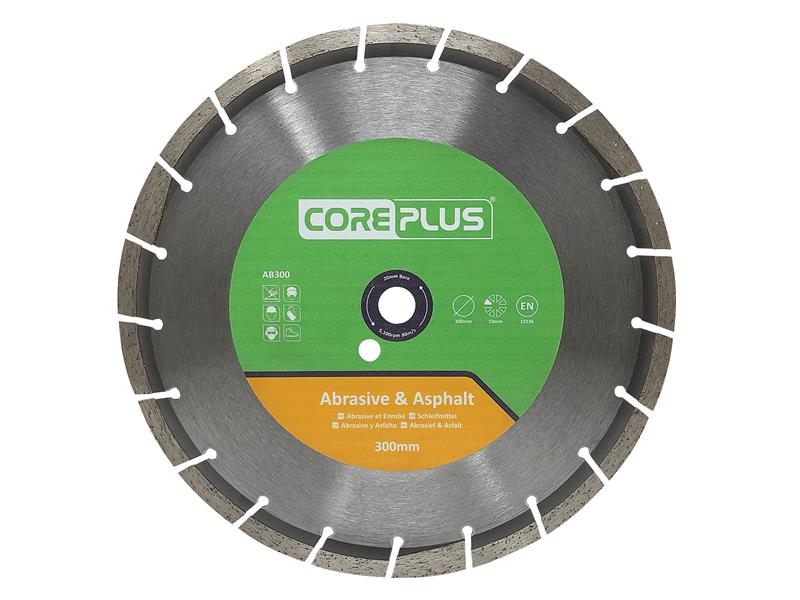 CorePlus AB300 Abrasive & Asphalt Diamond Blade 300mm - Image 2