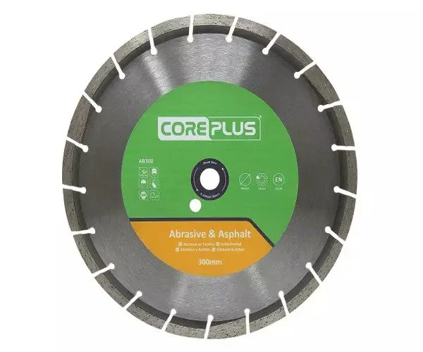 CorePlus AB300 Abrasive & Asphalt Diamond Blade 300mm - Image 3