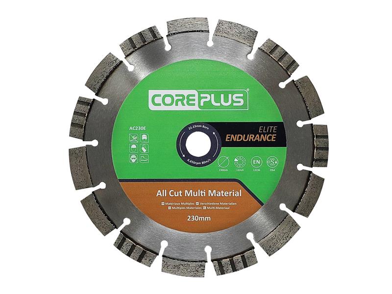 CorePlus AC230E Elite All Cut Multi-Material Diamond Blade 230mm - Image 2