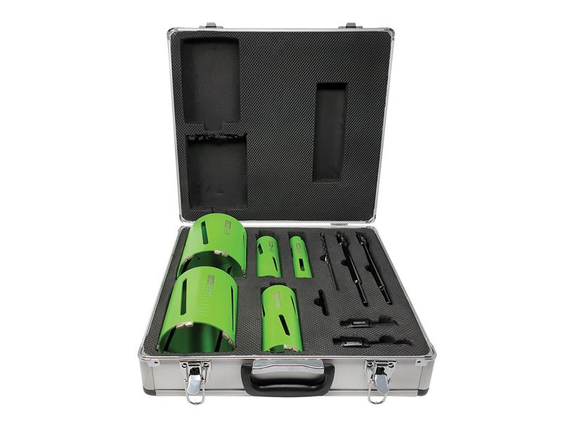 CorePlus DCDKIT11 Diamond Dry Core Drill Bit Set, 11 Piece - Image 2