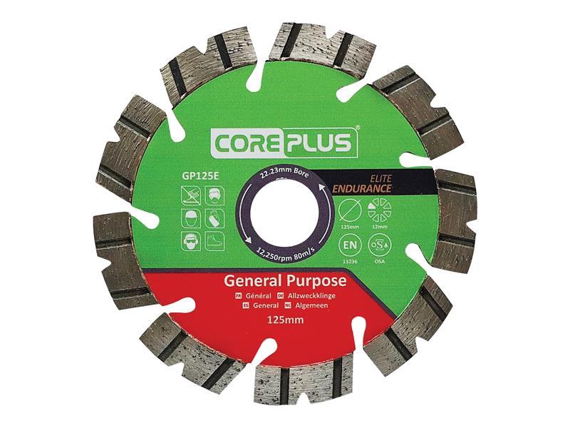 CorePlus GP125E Elite General-Purpose Diamond Blade 125mm - Image 2
