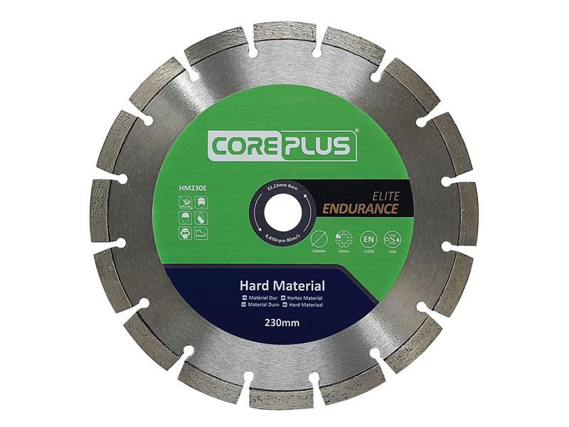 CorePlus HM230E Elite Hard Material Diamond Blade 230mm - Image 2