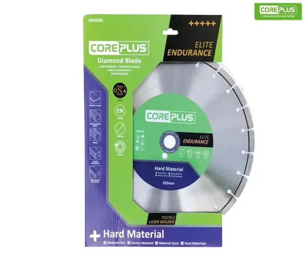 CorePlus HM350E Elite Hard Material Turbo Diamond Blade 350mm - Image 4